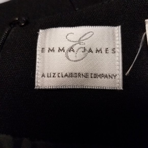 Emma James Sleeveless Black Sheath Dress Size 10 - Picture 8 of 9